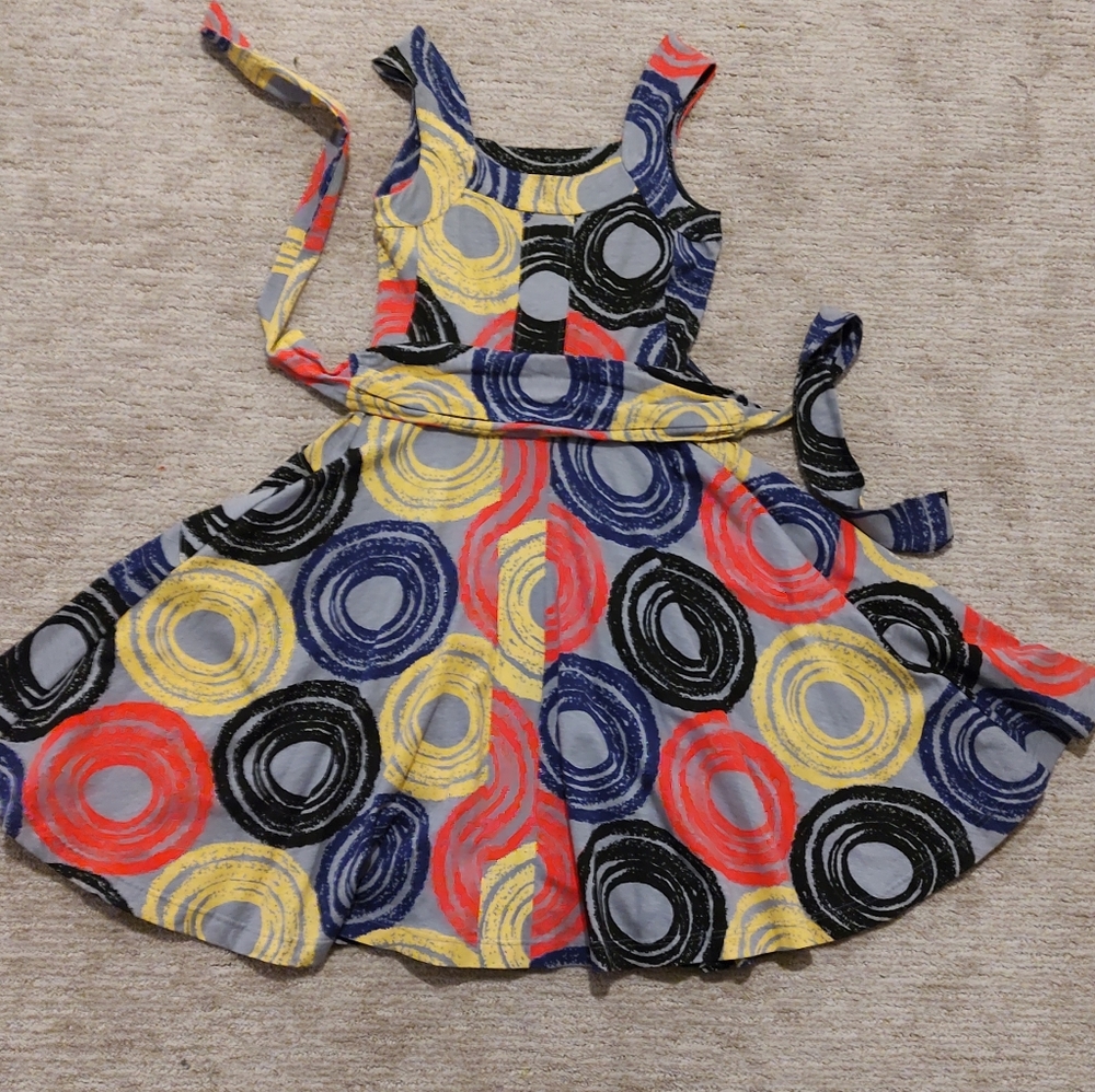 Colorful Swirl Pattern Woman's Dress
